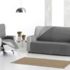Funda sofá reversible gris claro, gris oscuro