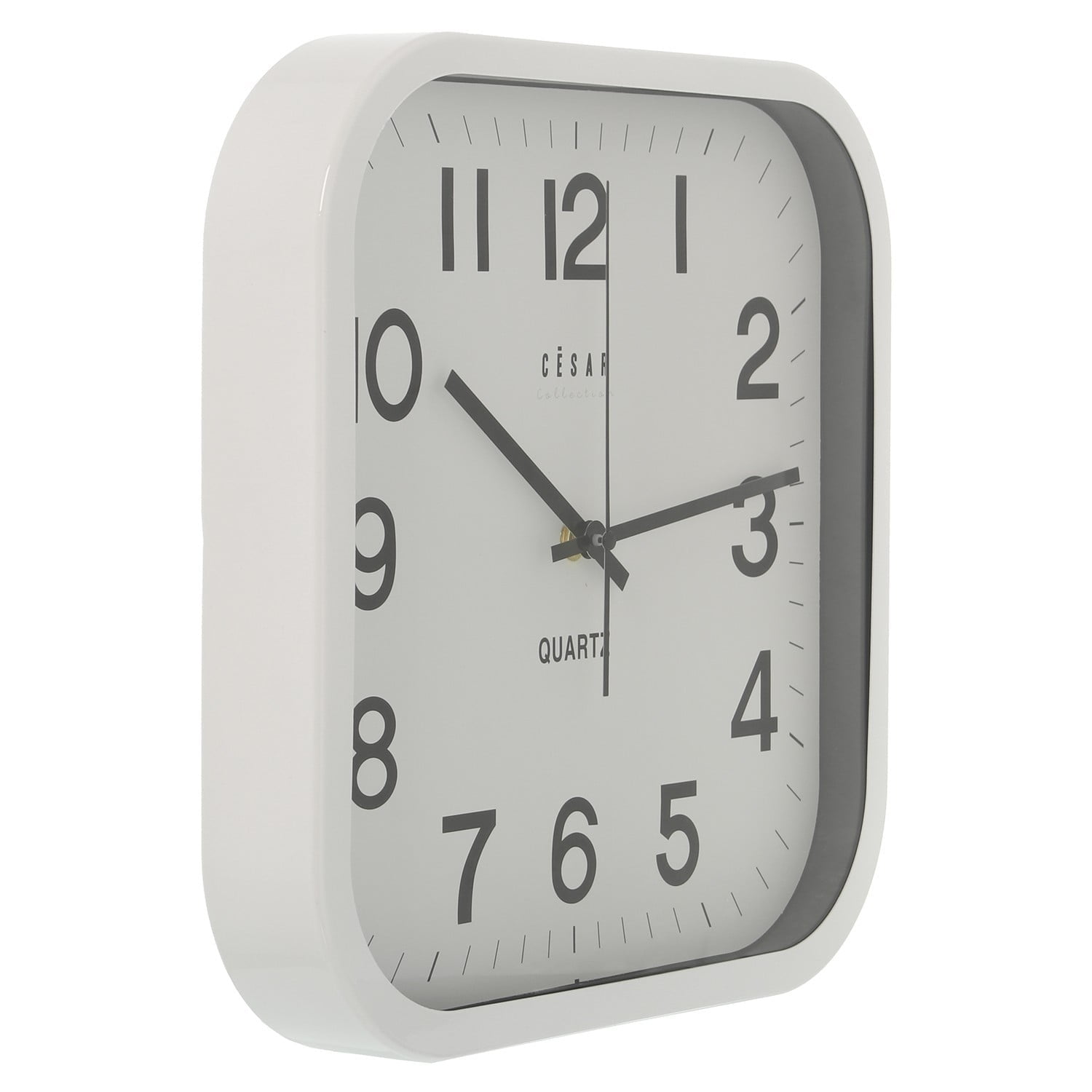 Reloj aluminio blanco cuadrado