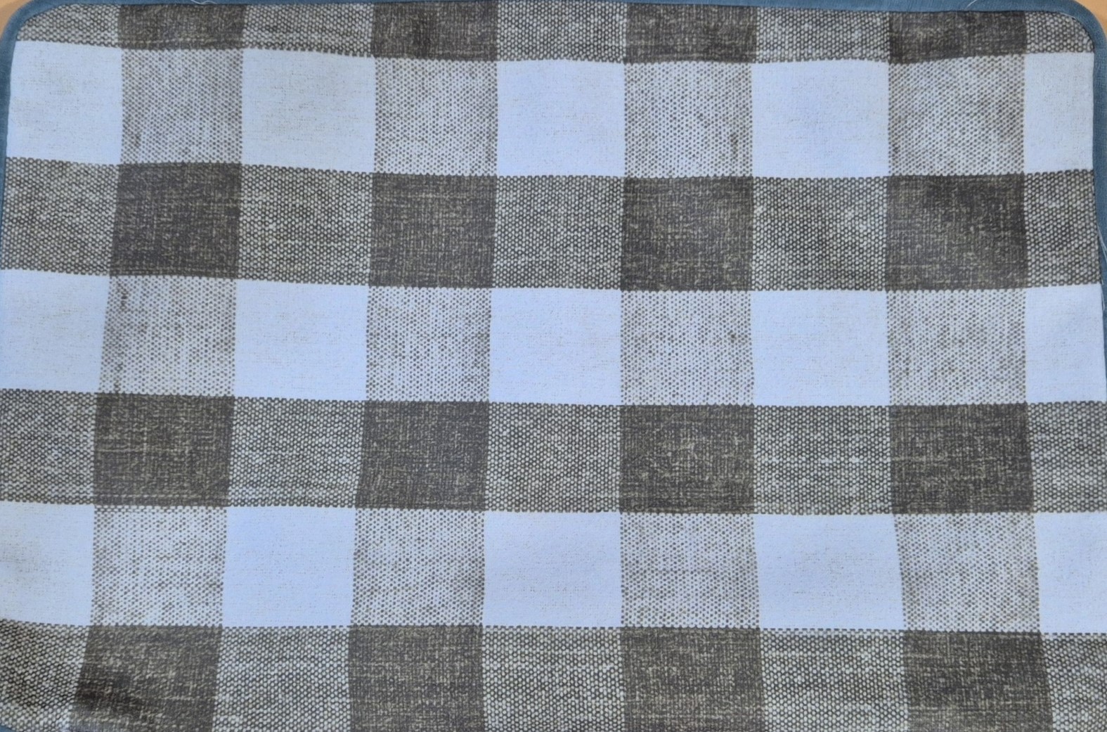 Funda cojin rectangular terciopelo dos estampados